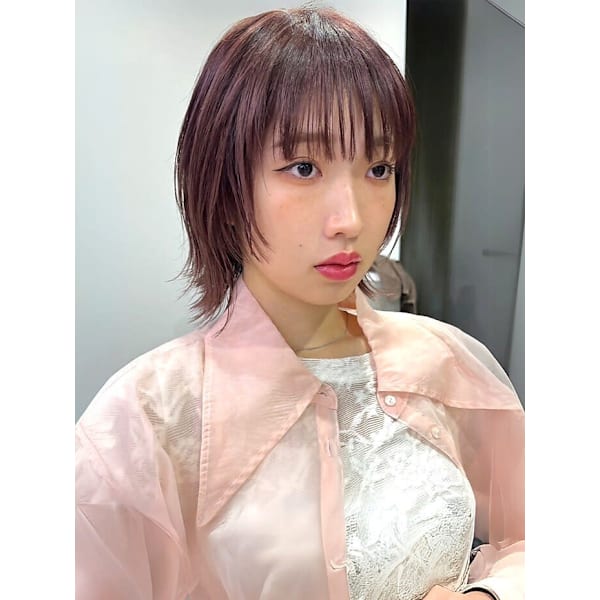 【新規】カット+カラー+Aujua TR+内側補修+外側保護ケア¥14,300