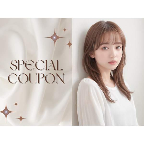 【肌映え抜群☆】春新色『美肌カラー♪』＋カット　¥13,200⇒¥6,800