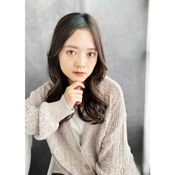 NEW☆アルガンオイルカラー＋デザインカット ￥7500［ロング料金なし・白髪OK］