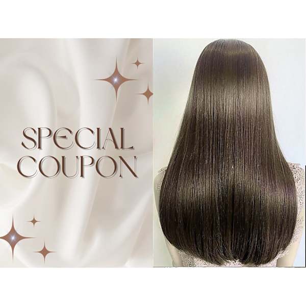 新生活応援♪【☆平日午後がお得☆】シャンドラ縮毛矯正+カット＋TR¥17800