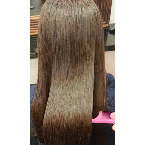 【人気3位】カット+セラミドストレート(縮毛矯正)+プロテイントリートメント