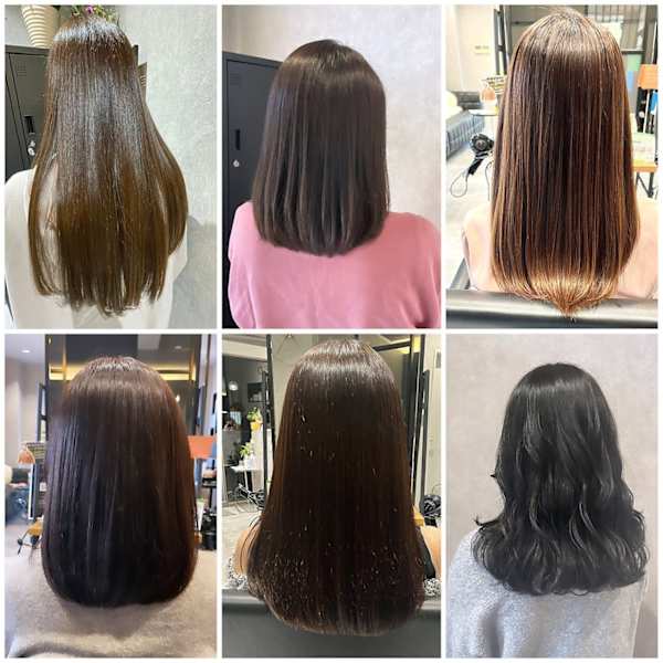 うる艶プレミアムカラー＋髪質改善TR＋カット18,800→16,900TRプレゼント