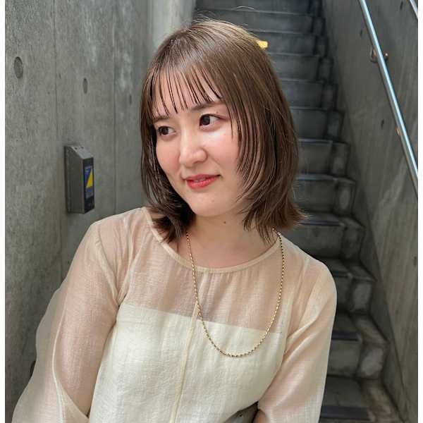 透明感カラー+2stepトリートメント(¥7,700/120分)