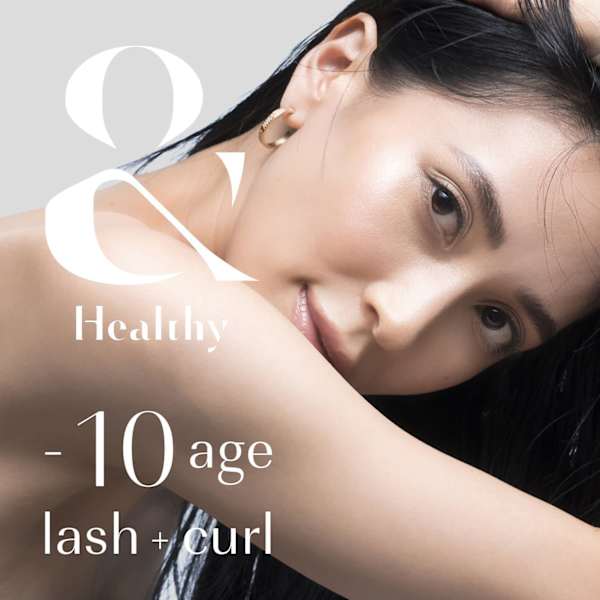 【&Healthy(アンドヘルシー)】フラットラッシュ100本×まつ毛パーマ