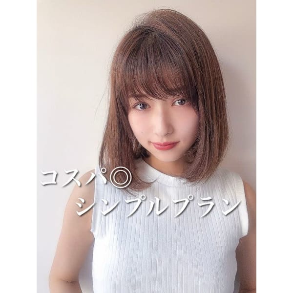 [メンテナンスに人気→]カラー+1stepトリートメント￥6500/横浜
