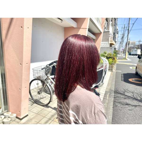 【最上級艶髪】カット+カラー+ヘアクレンジング+オージュア厳選トリートメント ¥20,350~