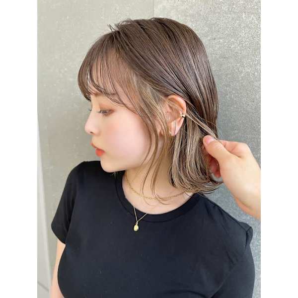 【当店一番お得☆】小顔カット＋カラー＋Aujua4stepトリートメント￥9,980