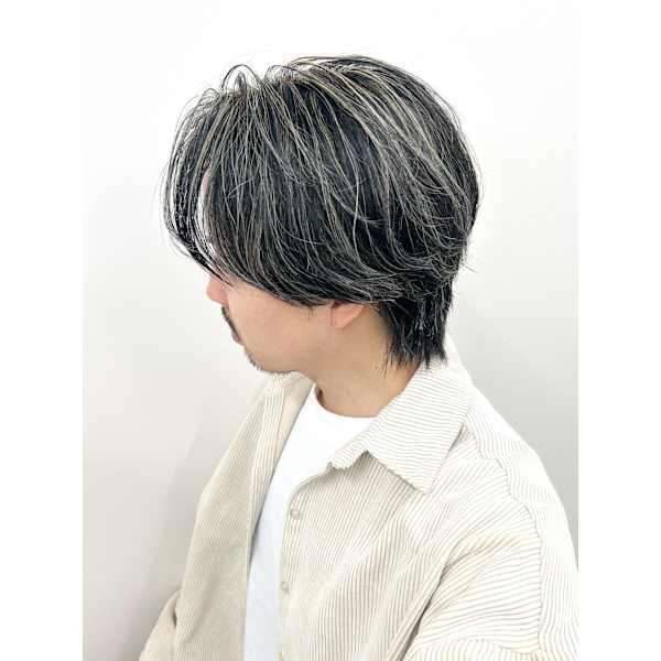 メンズカット＋ハイライト＋カラー¥12080【150分】　