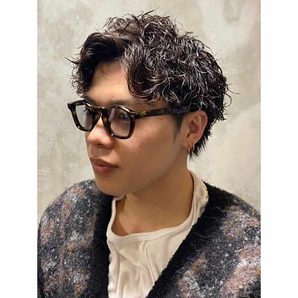 【平日限定】メンズカット+パーマ+トリートメント¥11,130→¥8,980【90分】