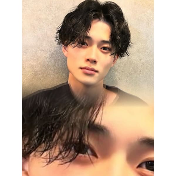 メンズデザインカット＋眉毛WAX
