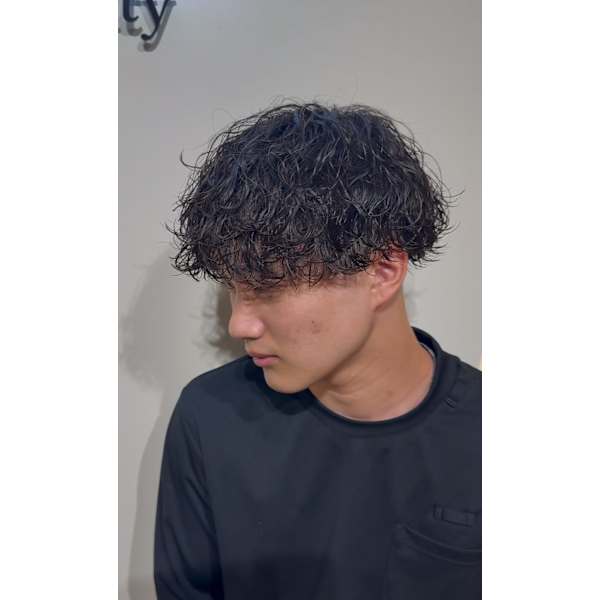 【OPEN記念特別価格】メンズカット+特殊パーマ【波巻き、ツイストスパイラル、ツイスト】