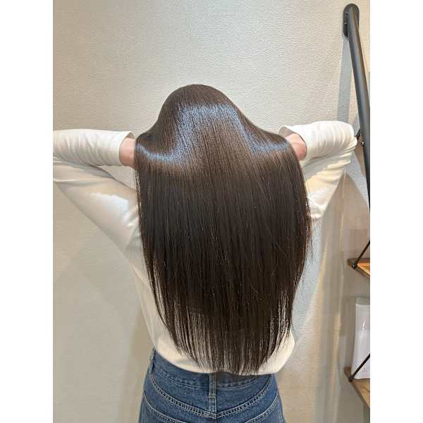 髪質改善【質感再整カラー】カット×質感再整カラー×トリートメント ¥13100