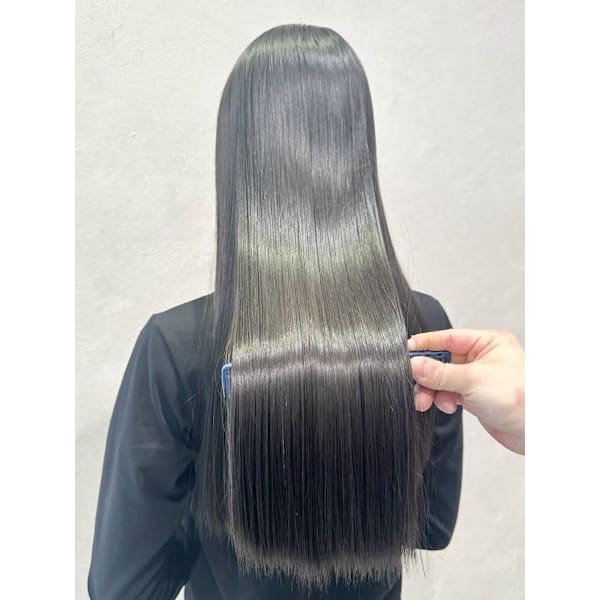 【極上艶感ホームケア付】カット+美髪ストレートTOKIOトリートメント