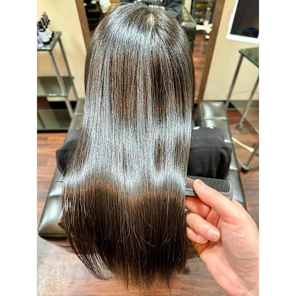 美髪質改善ケラチントリートメント+カット+脳呼吸Head spa20分