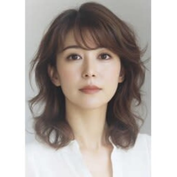 ミディアムパーマ【40代50代髪型】