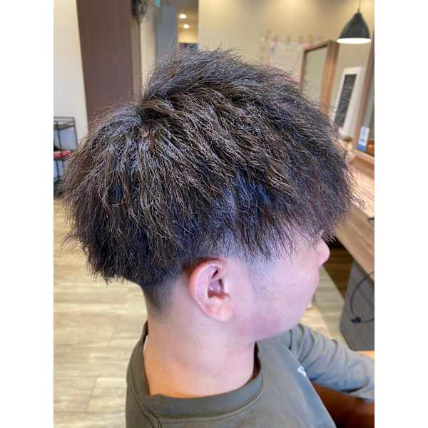 似合わせカット+漢のツイストパーマ¥9000/舞鶴美容室/ツイスト/