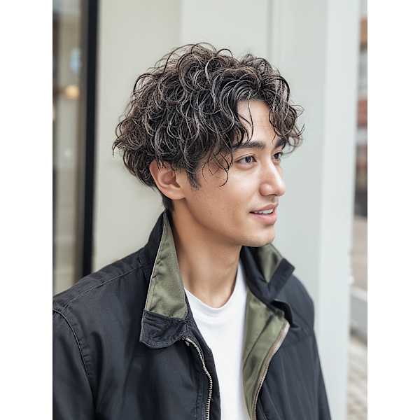 【メンズ限定】カット+特殊パーマ　
