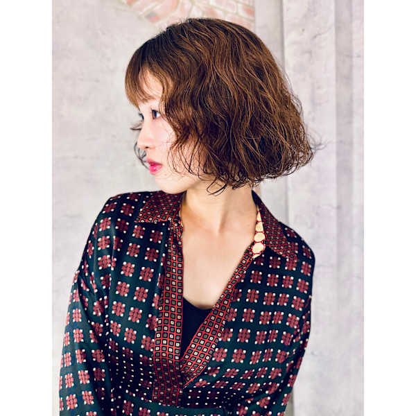 ★平日限定★似合わせカット+おしゃれパーマ ¥8,800