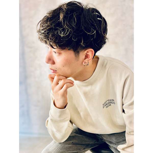 ★平日・メンズ限定★似合わせカット+メンズパーマ ¥15,400→¥8,800