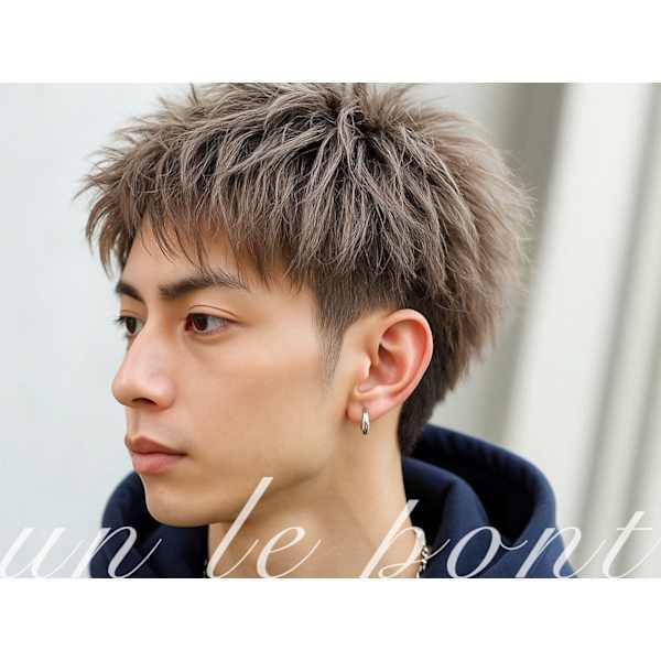 ◇平日限定◇メンズカット＋カラー+マイクロバブル洗浄付 ¥7770