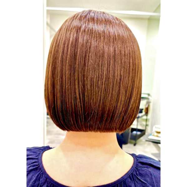 《uruna指名》（ボブ　ロング限定）似合わせカット＋パーマ＋OLAPLEXケア
