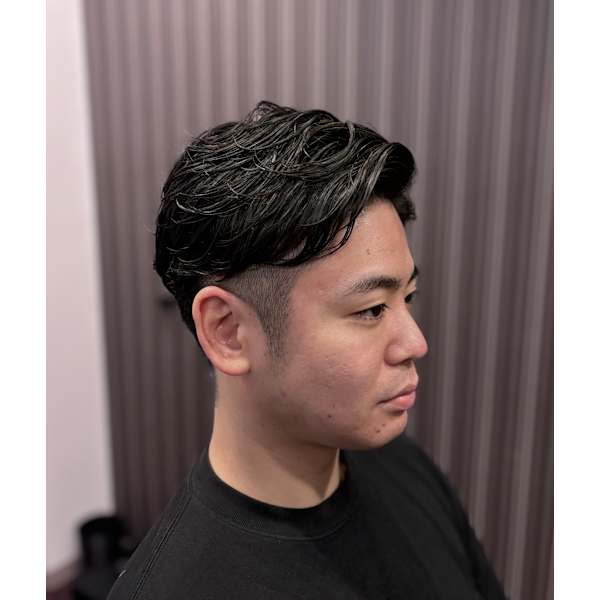 グルーミングメンズカット＋メンズパーマ※シェービングあり￥14,850〈小岩/理容室〉