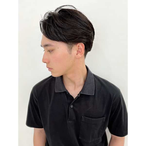 《メンズ縮毛矯正限定》メンズカット+髪質改善ストレート+［マイクロバブルmarbbケア付き］