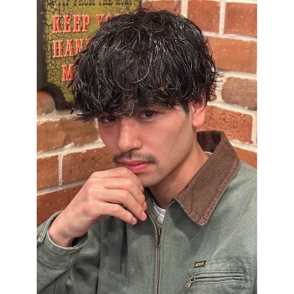 【忙しいビジネスマンに向けて!】セットが簡単なビジネスパーマ ¥12298〜