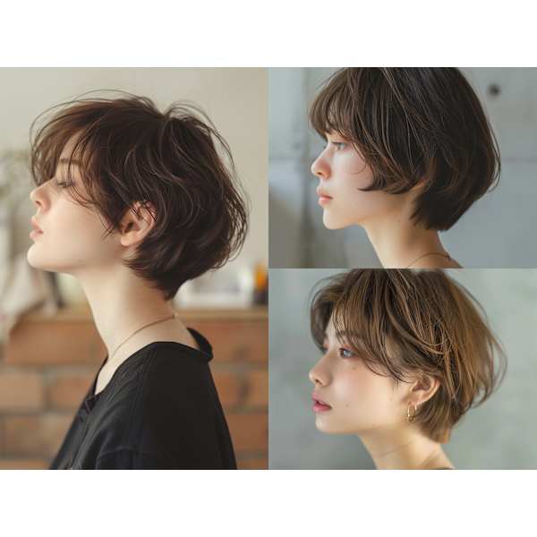 【白髪のお悩みがある方】前髪カット+リタッチカラー+トリートメント¥6600