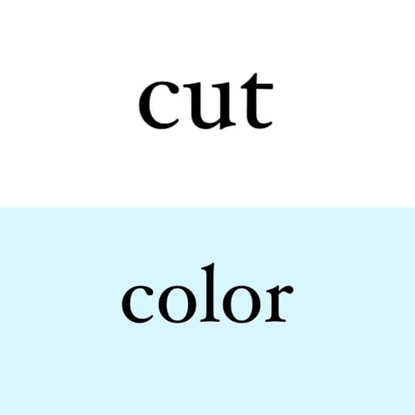 カット＋カラー￥5,900