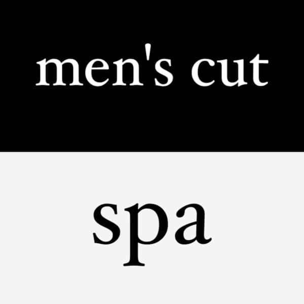 【メンズ限定】出来る大人の身だしなみカット+眉カット+クイックスパ¥4,400