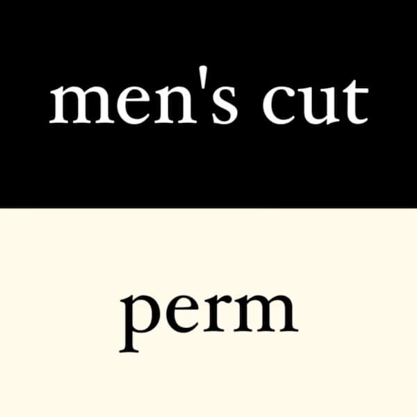 【メンズ限定】メンズデザインパーマ+カット¥7,400【池袋】