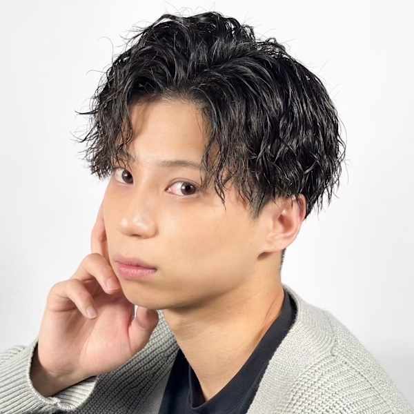 【佐々木指名限定クーポン】カット+パーマコース+お顔ピーリングサービス