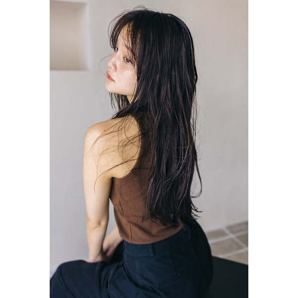 【艶&透明感】カット+イルミナorアディクシーカラー+ハホニコTr ¥10200