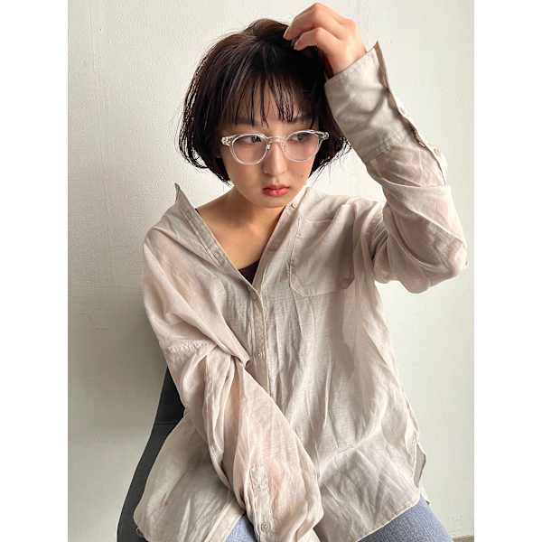 【リタッチメニュー】カット+リタッチカラー+トリートメント¥8250