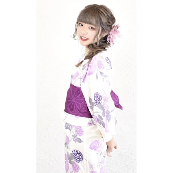 【花火大会やお祭などに！！】浴衣着付け＋ヘアセット♪ ￥6,900