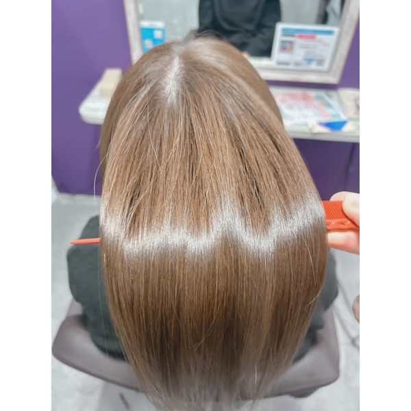 【大人の髪質改善】酸性縮毛矯正+カット+トステア+レブシールド¥23100