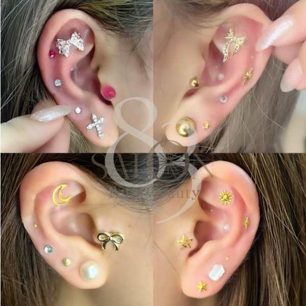 【耳つぼジュエリー】シンプルデザインにしたい方♪メンズもお勧め★ ¥3200→¥2800