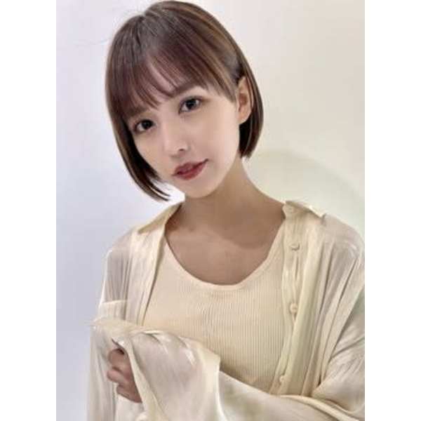 ◇透明感◇ カット+ブリーチなしダブルカラー+ウォータートリートメント¥11,100