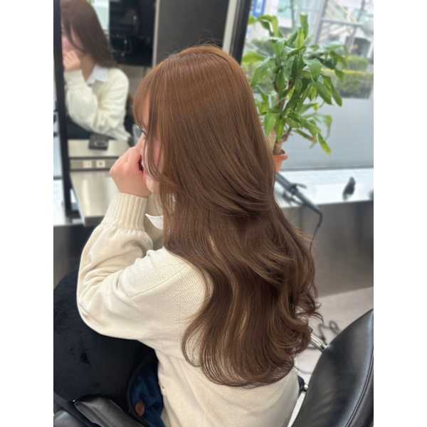 【平日限定】似合わせカット+ダメージレス高級艶カラー¥5500【指名不可】
