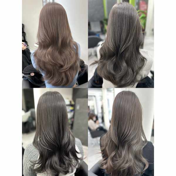 【2周年記念】平日限定☆ダメージレス艶カラー＋カット¥5500【指名不可】