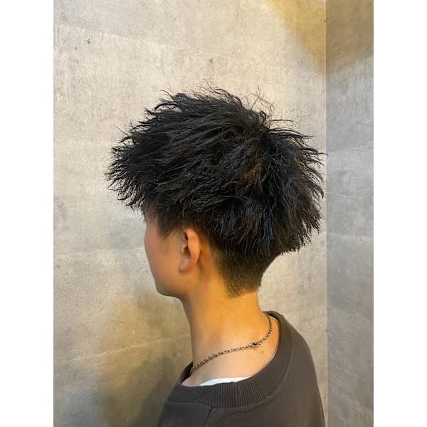 【メンズ】メンズカット+ツイストスパイラルパーマ¥12500