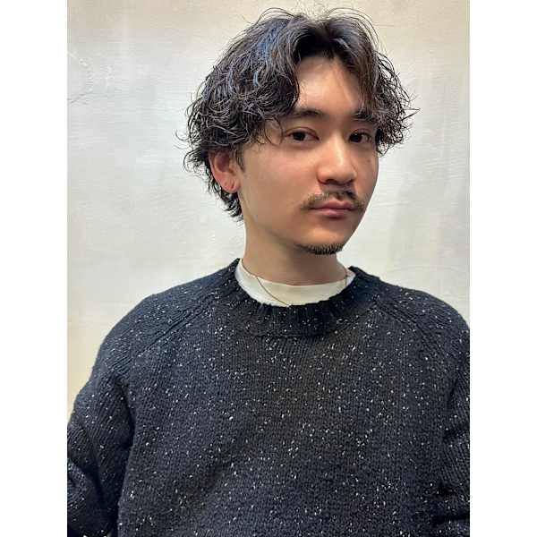【スタンダード】カット＋メンズパーマ＋超浸透型トリートメント　￥17270→￥15070