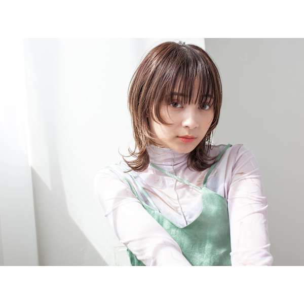 ★人気N0.1★デザインカット＋艶カラー+ホームケア付きトリートメント￥12,000