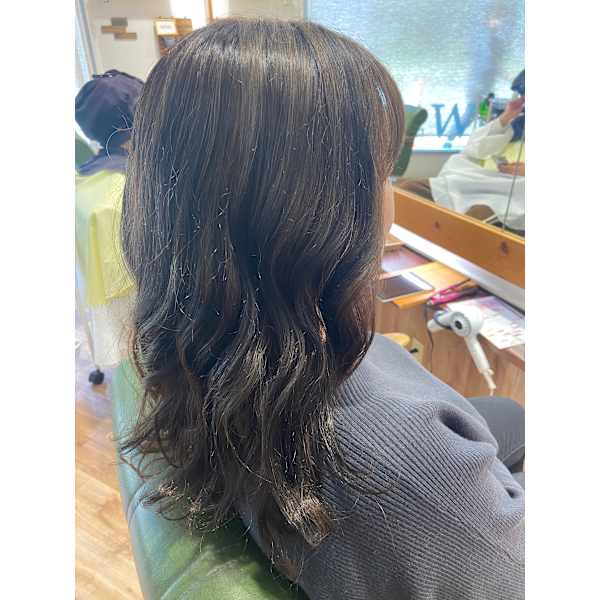 カット+ポイントパーマ+ヘッドスパ[調布/国領/白髪ぼかし/グレーカバー/髪質改善/ボブ]