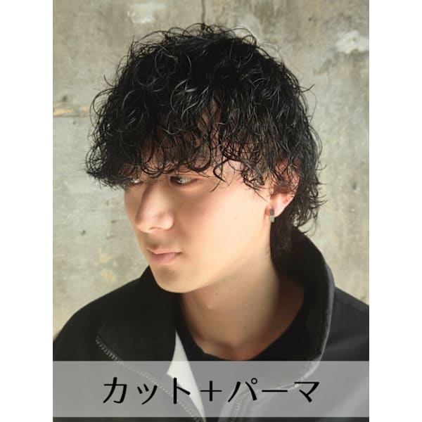 【ご新規様限定】カット＋ツイスト／スパイラル/波巻きパ－マ