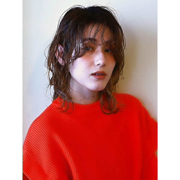 【平日限定】透明感カラー+3Stepトリートメント　￥7,700