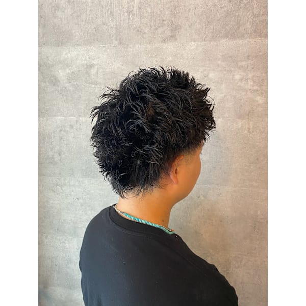 【平日限定】メンズカット+ピンパーマ¥10000