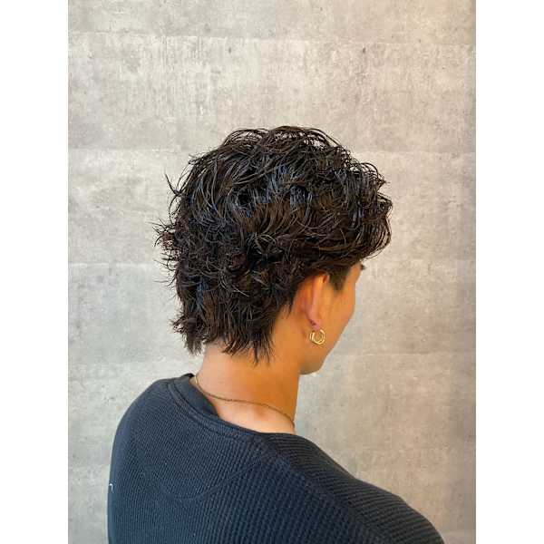 【平日限定】メンズカット+シャドウパーマ¥10000