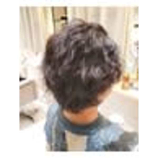【オシャレ重視】メンズカット+デザインパーマ